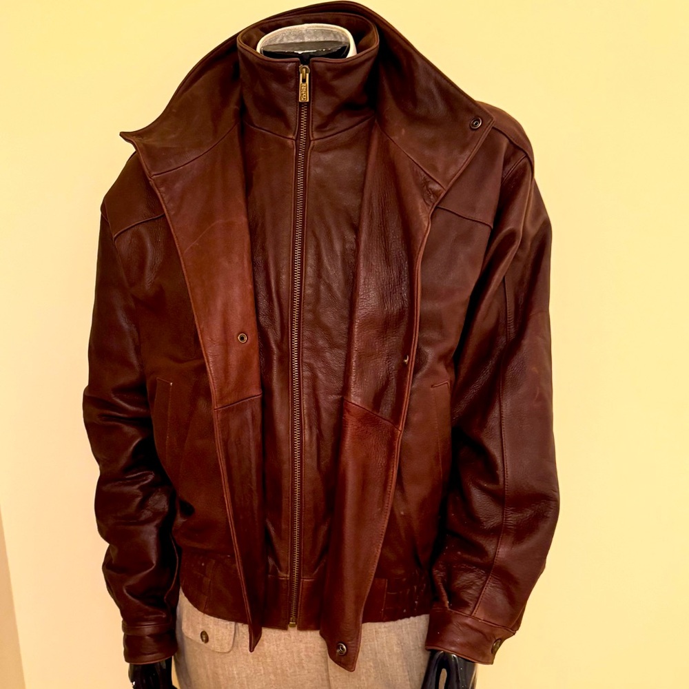 Large Wilsons Leather Heavy Jacket